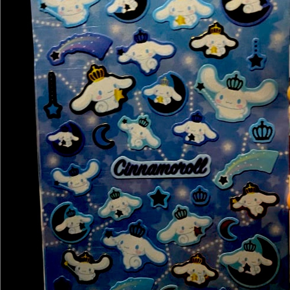 Cute Kawaii Sanrio Cinnamon Roll Sticker Sheet